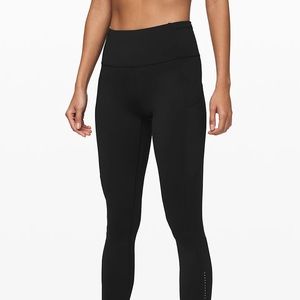 Lululemon fast and free 4 black pants leggings